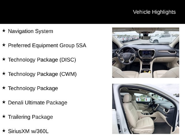 Used 2020 GMC Acadia Denali w/ Denali Ultimate Package AWD/4WD image 12