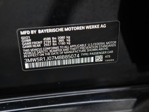 Used 2021 BMW 330i Sedan w/ Convenience Package image 28