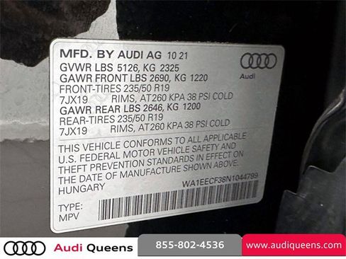 Certified 2022 Audi Q3 2.0T Premium Plus w/ Premium Plus Package image 36