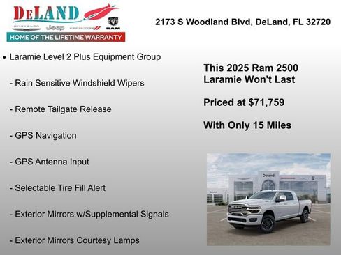 New 2025 RAM 2500 Laramie image 13