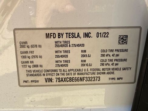 Used 2022 Tesla Model X Plaid AWD/4WD image 26