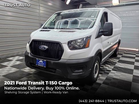 Used 2021 Ford Transit 150 Low Roof w/ Load Area Protection Package RWD image 1