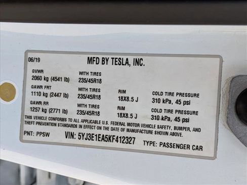 Used 2019 Tesla Model 3 Mid Range RWD image 25
