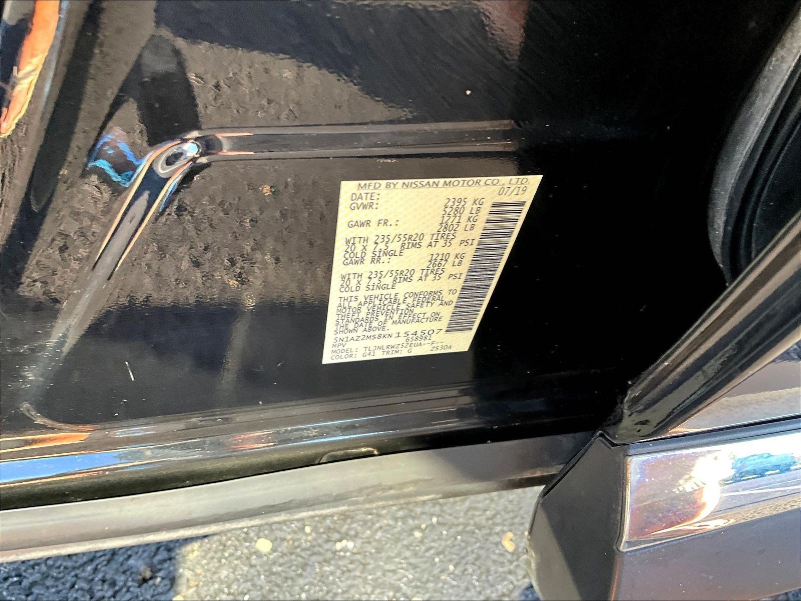 Used 2019 Nissan Murano SL w/ SL Technology Package AWD/4WD image 19