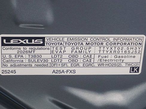 New 2026 Lexus RX 450h Luxury image 51