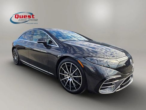 Used 2023 Mercedes-Benz EQS 580 4MATIC Sedan w/ Exclusive Trim Package image 1