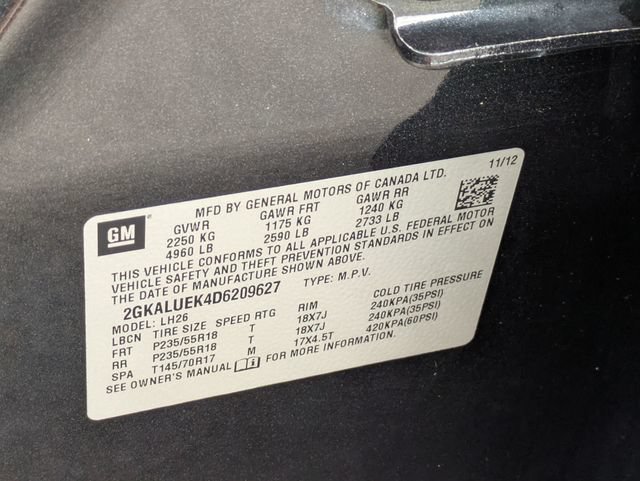 Used 2013 GMC Terrain SLT w/ Chrome and Technology Package FWD image 26