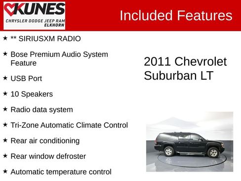 Used 2011 Chevrolet Suburban LT image 3