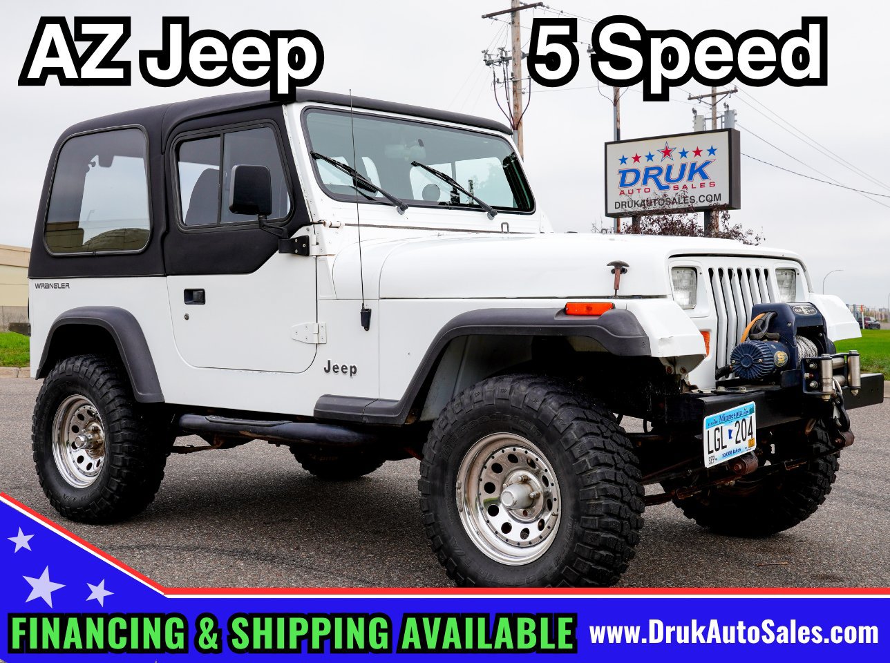 Used 1992 Jeep Wrangler 4WD image 1