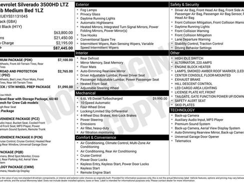 Used 2025 Chevrolet Silverado 3500 LTZ w/ LTZ Premium Package image 10