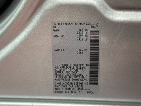 Used 2024 Nissan Altima 2.5 SV image 36