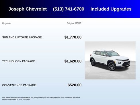 Certified 2022 Chevrolet TrailBlazer ACTIV w/ Sun and Liftgate Package AWD/4WD image 5