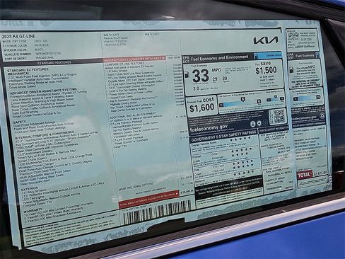 New 2025 Kia K4 GT-Line w/ GT-Line Premium Package image 13