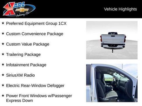 Used 2019 Chevrolet Silverado 1500 Custom w/ Custom Value Package AWD/4WD image 2