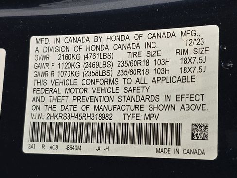 Certified 2024 Honda CR-V EX image 35