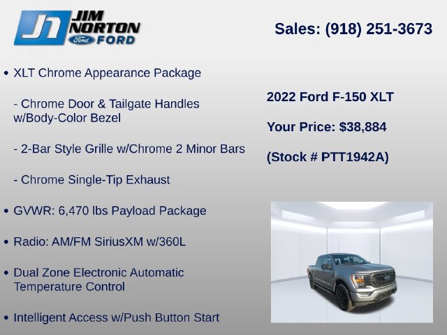 Used 2022 Ford F150 XLT w/ Equipment Group 302A High AWD/4WD image 17