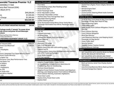 Used 2022 Chevrolet Traverse Premier image 2
