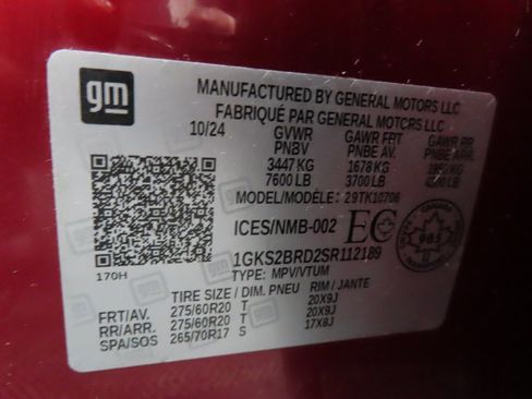 Used 2025 GMC Yukon Elevation w/ LPO, Floor Liner Package image 60