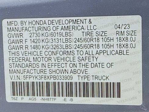 Used 2023 Honda Ridgeline Black Edition image 35