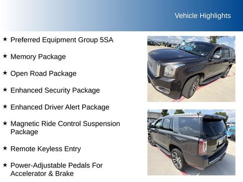 Used 2017 GMC Yukon Denali w/ Open Road Package AWD/4WD image 5