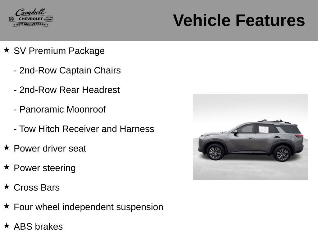Used 2025 Nissan Pathfinder SV w/ SV Premium Package FWD image 5