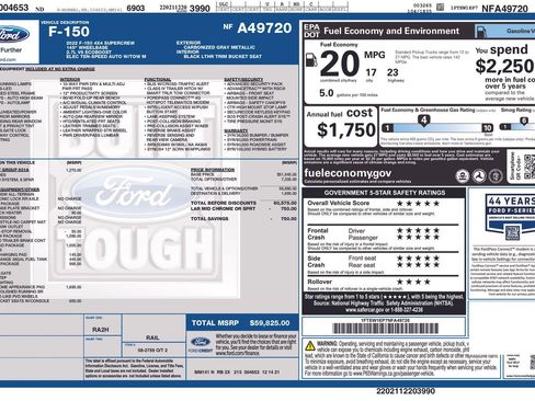 Used 2022 Ford F150 Lariat AWD/4WD image 61