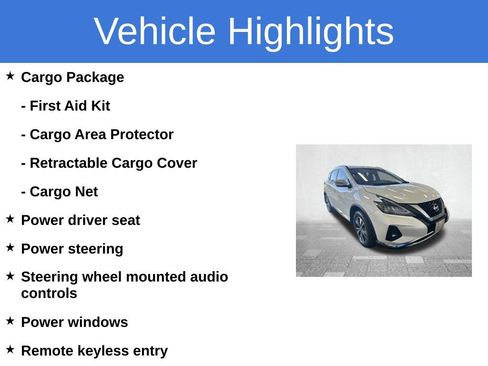 Used 2022 Nissan Murano SV w/ Cargo Package FWD image 3