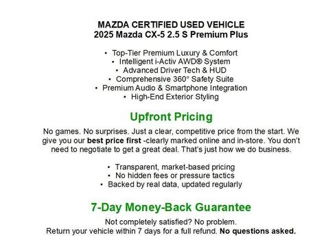 Used 2025 MAZDA CX-5 AWD 2.5 S image 1