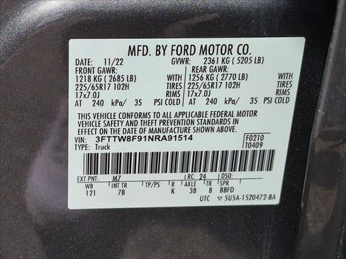 Certified 2022 Ford Maverick XLT w/ Equipment Group 300A Standard AWD/4WD image 21