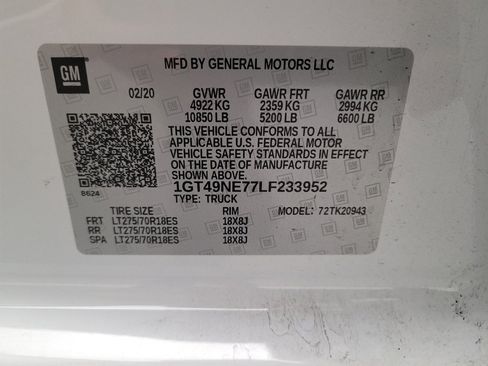 Used 2020 GMC Sierra 2500 SLT w/ SLT Convenience Package image 33