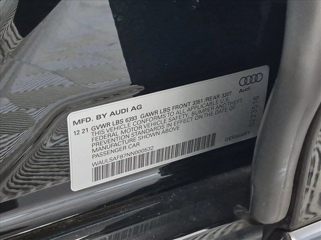 Used 2022 Audi S8 AWD/4WD image 29