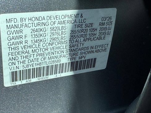 Certified 2026 Acura MDX SH-AWD w/ Advance Package image 21
