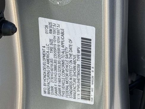 New 2026 Honda Odyssey Elite image 20