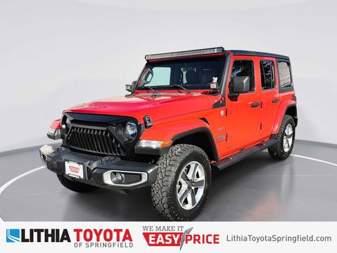 Used 2021 Jeep Wrangler Unlimited Sahara AWD/4WD image 1