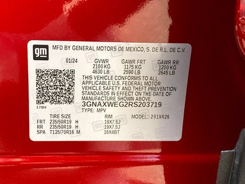 Used 2024 Chevrolet Equinox RS w/ RS Leather Package AWD/4WD image 30