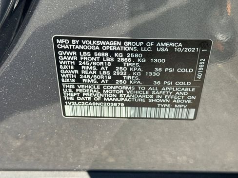 Used 2022 Volkswagen Atlas Cross Sport SE image 27