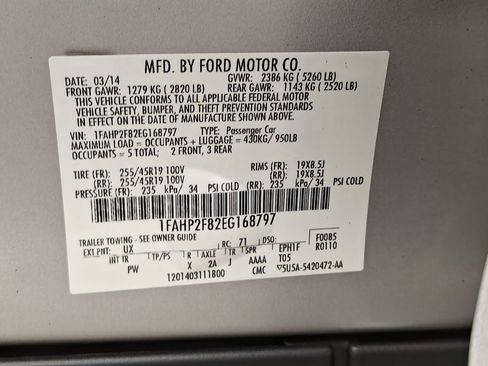 Used 2014 Ford Taurus Limited image 32