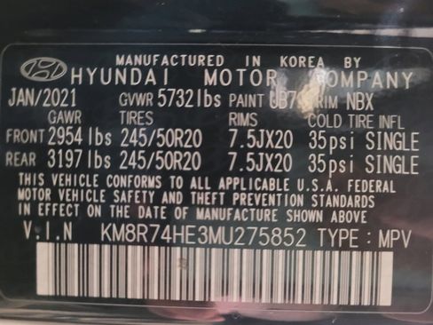 Used 2021 Hyundai Palisade Calligraphy FWD image 33