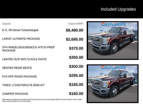 Used 2016 Ford F350 Lariat w/ Lariat Ultimate Package image 5