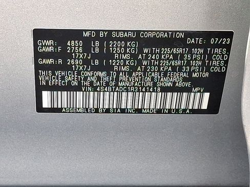 Certified 2024 Subaru Outback Premium AWD/4WD image 26