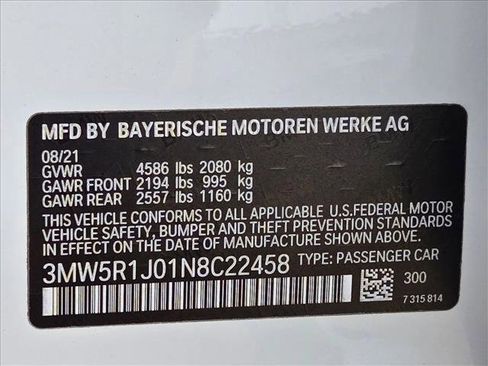 Used 2022 BMW 330i Sedan w/ Premium Package RWD image 26