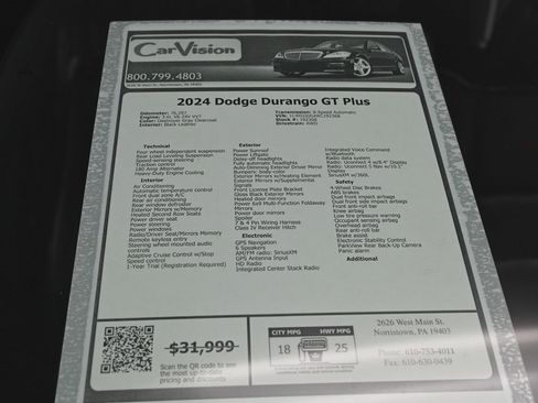 Used 2024 Dodge Durango GT image 42