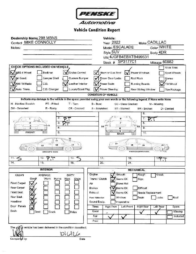 Used 2022 Cadillac Escalade Premium Luxury AWD/4WD image 22