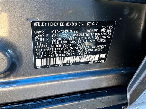 Used 2026 Honda HR-V LX image 19