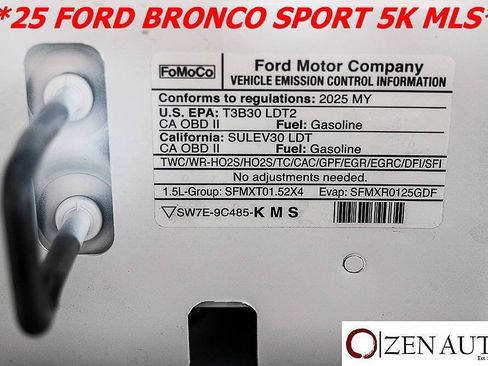 Used 2025 Ford Bronco Sport Outer Banks w/ Outer Banks Tech Package+ AWD/4WD image 66
