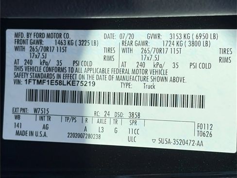 Used 2020 Ford F150 XL AWD/4WD image 19