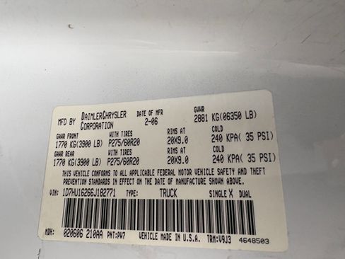 Used 2006 Dodge Ram 1500 Truck SLT w/ Trailer Tow Group image 14