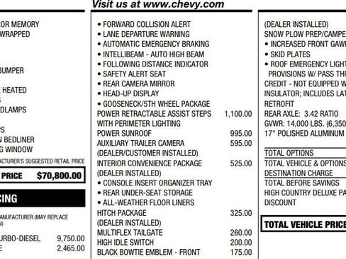 Certified 2023 Chevrolet Silverado 3500 High Country AWD/4WD image 2