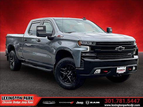 Used 2021 Chevrolet Silverado 1500 LT Trail Boss w/ Bed Protection Package AWD/4WD image 1