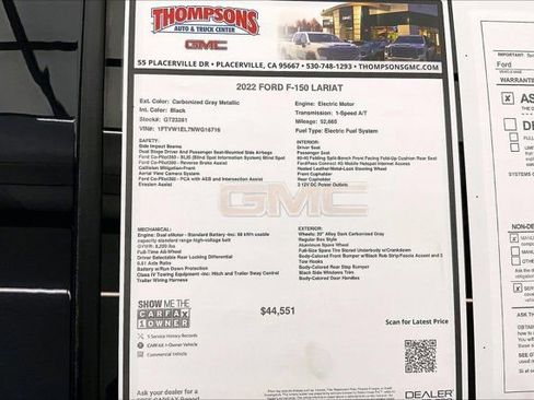 Used 2022 Ford F150 Lightning Lariat w/ Tow Technology Package AWD/4WD image 35